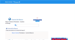 Desktop Screenshot of centralbancos.com